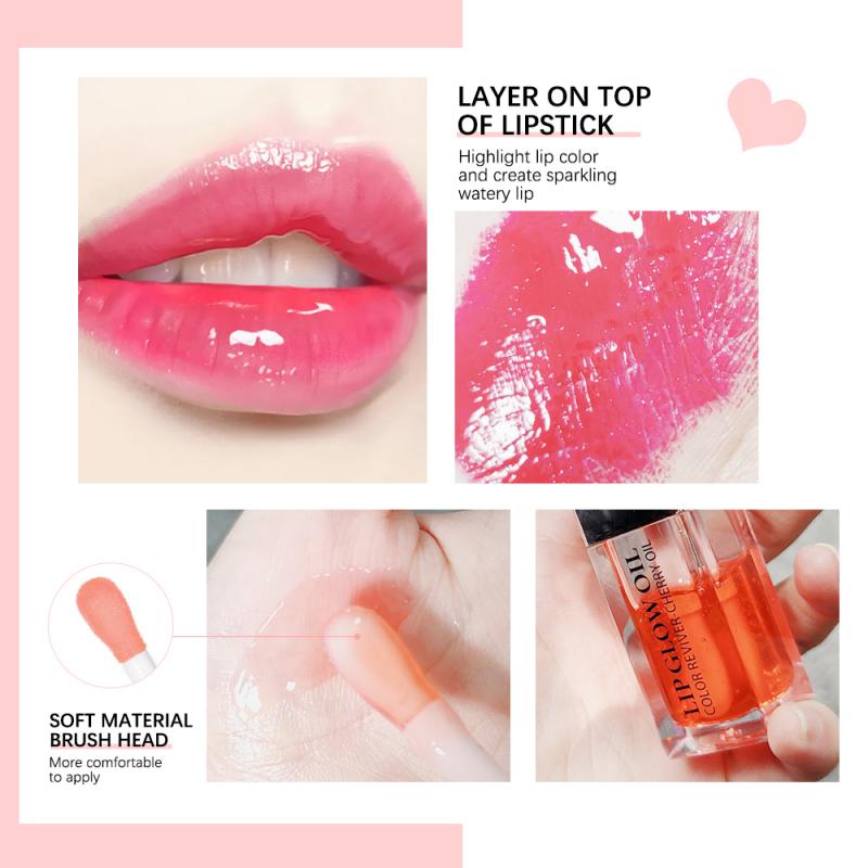 High Gloss Lipstick Mirror Moisturizing Plumping Lip Gloss Volume