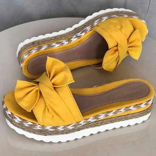 Sandals Wedge Heels Shoes For Women Summer Slippers Elegant