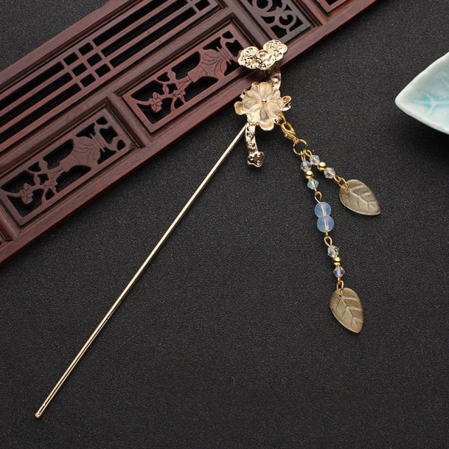 Classical Tassel Hairpin Chinese Hair Sticks Jewelry Ornaments Chinese Ancient Style Hair Accessories