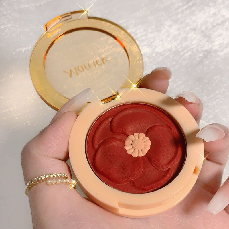 Flower warm two-color blush powder