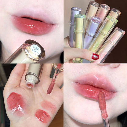 glass mirror water lip glaze long lasting