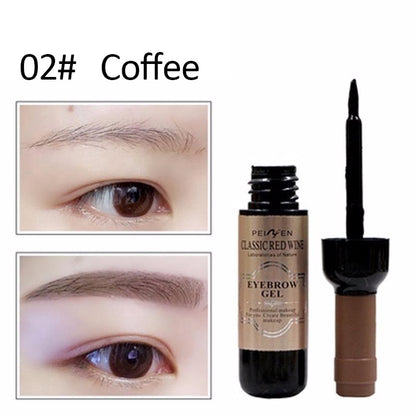 3 Colors Liquid Eyebrow Gel Lasting Tint Shade Dye Waterproof