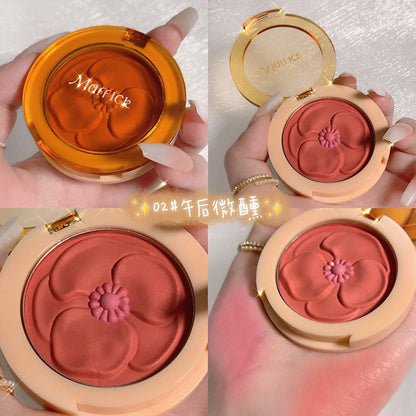 Flower warm two-color blush powder