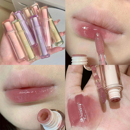 glass mirror water lip glaze long lasting