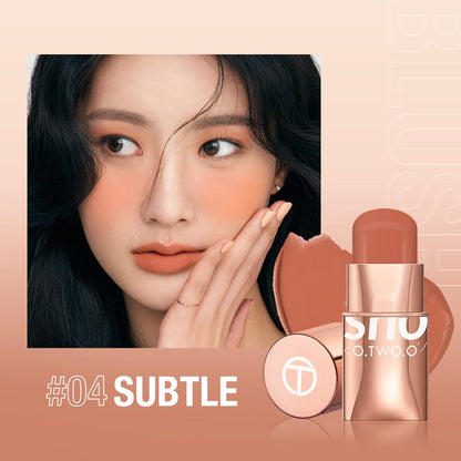 O.TWO.O Lipstick Blush Stick 3-in-1 Eyes Cheek and Lip Tint Waterproof Lightweight Cream Multi Stick