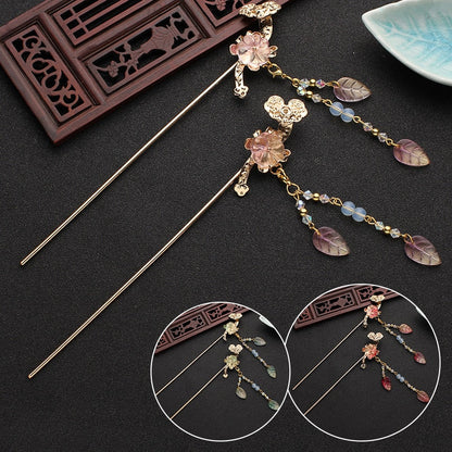 Classical Tassel Hairpin Chinese Hair Sticks Jewelry Ornaments Chinese Ancient Style Hair Accessories